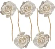 5Pcs Natural Rattan Fragrance Diffuser Sticks Decorative Aromatherapy Replacement for Home Scent Diffusers Control Fragrance Intensity and Volatilization Speed