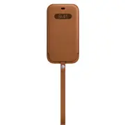Apple iPhone 12 Pro Max Leather Sleeve with MagSafe - Saddle Brown