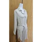 J. Crew Plaid Button-Down Plaid Women's Shirt Dress Size S