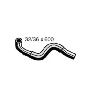 Superspares Bottom Hose Length 600mm Inside Diameter 32mm Bell ID 36mm