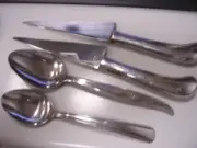 3 Made in Japan, 1 Made in Korea Flatware - Knives & Forks Stainless