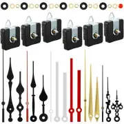 6 Pcs Quartz Clock Movement Mechanism Kit for DIY Wall Clock Repair