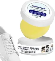 [Generic] White Shoes Cleaner for Sneakers - Stain Remover Shoe Cleaner | Leather Boot Cleaner, Multipurpose Cleaning Cream Sneaker Cleaner for Rubber, Canvas & Leather