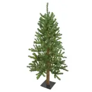 Northlight 4-Foot Pre-Lit Medium Alpine Artificial Christmas Tree - Clear Lights