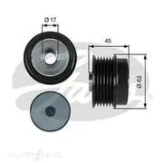 Gates Alternator Pulley - OAP7180