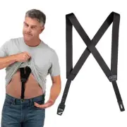 - Original Hidden Suspenders for Men Under Clothes - Button Fly