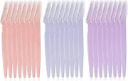 24 Pcs Eyebrow Razors, Portable Facial Hair Remover Shaver Trimmer Shaper, Exfoliating Dermaplaning Tool with Cover for Women and Men