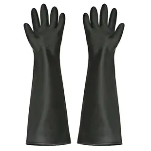 下標請咨詢耐酸堿橡膠手套工業化工手套加長加厚耐用耐磨乳膠塑膠皮防水勞保