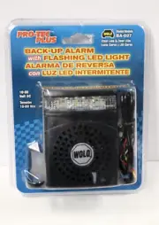 Wolo BA-697 97 Db Decibel Back-Up Reverse Alarm With Single Flash 1 Watt LEDS