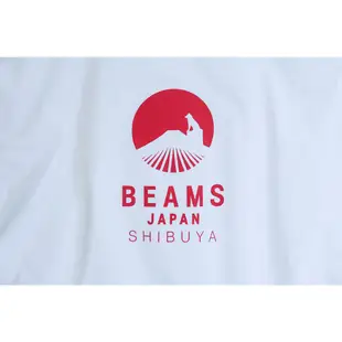 BEAMS JAPAN SHIBUYA LOGO PRINT 渋谷限定 短T 白 BEAMS-02