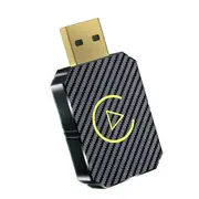 Wireless Android Auto/CarPlay Adapter (Gold, USB Dongle)