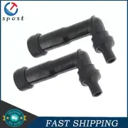 2×Spark Plug Boot Cap Cover Resistor XB05F 120 Degree ATV Motorcycle Snow