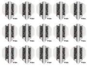 5 New Sets Ruthless Standard 100 Micron Dart Flights - Ships w/ Tracking - White