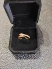 Gold Color Stainless Steel Snake Ring Size 7