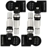 4 Tire Pressure Sensors RDKS Sensors Metal Valve Silver for Suzuki Alivio YLA 01
