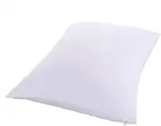 Royal Bedding 2 Pillow Protectors, Zippered Hypoallergenic Down Proof Pillow Covers, 400 Thread-Count - 100% Cotton Pillow Protector, White, Standard/Queen Size