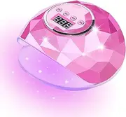 SULLMAR Nail Dryer 48W UV LED Nail Lamp Lights for Quick Curing All UV Gel Nail Polish Nail Dryer Machine Infrared Sensor Salon Tools (Pink)