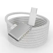 Catzon 140W USB-C to Magnetic 3 Cable 2M for MacBook Air 2024 M3 13in-White
