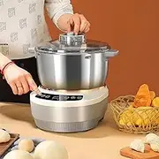 Electric Dough Mixer, 7l Large Capacity Dough Mixer, with Fermentation Function Easy to Use with One-Touch Control, Traditional Hand-Kneading Simulation for Family Gatherings
