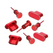 Micro USB Anti Dust Plug Micro USB Port Protectors for Micro USB Port,Red 4PCS