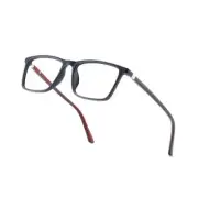 Reading Glasses for Men and Women, Spring Hinge Anti Light Readers, Blue 1.5 x