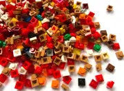50x Lego Classic 1 x 1 Plate - Assorted Colors