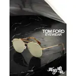 麗睛眼鏡【TOM FORD 湯姆福特】可刷卡分期 TF536 金色 經典T字 精品太陽眼鏡 飛行員雙槓太陽眼鏡 精品眼鏡