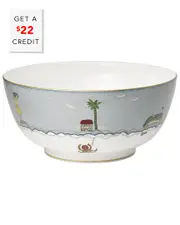 Kit Kemp for Wedgwood Sailor's Farewell Serving Bowl with $22 Credit