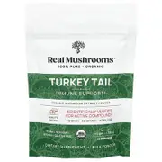 Real Mushrooms, Turkey Tail, Organic Mushroom Extract Powder, 1.59 oz (45 gm)