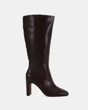 Shelly Shen Jet/Chocolate Womens Boots 07