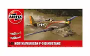 Airfix 1/48 Scale North American P-51D Mustang Plastic Model Kit - 05131A