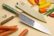 Yoshihiro HAP40 Hi-Speed Stainless Steel Japanese Suminagashi Kiritsuke Knife