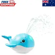 Light Up Whale Bath Toy Automatic Sensor Water Sprinkler BPAFree Swimming Toy