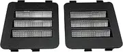 SoLMANi Coupe Interior Courtesy Light Bezel and Lens Left and Right Sides for 1984-1996 C4 Corvette C4