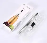 Wine Cooler Cooling Bar, 3 in 1 Quick Ice Free Wine Cold Bar Set, Quick Ice Free Wine Cold Bar with Bubbler and Wine Pourer, Home Kitchen Gadgets