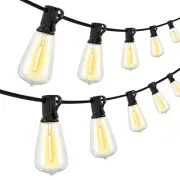 Outdoor String Lights Waterproof, 200 FT Patio Lights with 104 ST38 Edison Bu...