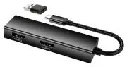 Premium USB 3.1 USB-C Video Capture With 2 HD 4K Inputs Split-Screen View Record