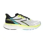 diadora Mythos Blushield Volo 4 Running Mens Black, White, Yellow Sneakers Athl
