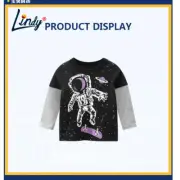 Lindy long Sleeve Cartoon Spaceman Clothing for Boys