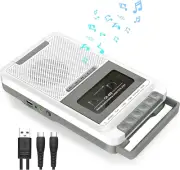 Portable Cassette Player Recorder Converter,Record to Cassettes/Usb/Sd Card via
