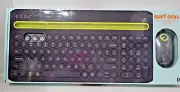 Surf Onn. Multi-Device Bluetooth Compatible Wireless Keyboard & Mouse NIB