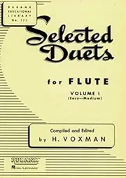 Selected Duets for Flute: Volume 1 - Easy to Medium (Rubank Educational Library) by Unknown(1993-05-01)