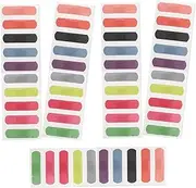 SUPVOX 50pcs Colorful Hand Bandage Wrap Compression Bandage Wrap Feet Bandage Wrap Bandages Knee Bandages Hand Bandage for Small Bandages Oval Bandages Elastic Cloth