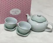 Le Creuset Fleur Flower Collection Flower Teapot Set of 3 / Ice Green