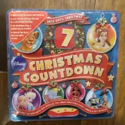 Disney Princess Christmas Countdown Story Book Tin Stickers New
