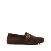 [Santoni] Santoni Suede Loafers 8 US BROWN