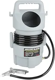 Portable Pneumatic Sand Kit Sandblasting Gun 15 Ft Hose & 50 lb. Hopper for Small and Medium-Sized Operations