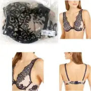 Cosabella Rosie Underwire Bra Nocturnal Blue Sette Choose Size New Rosin1141