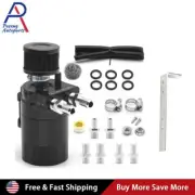 300ML Oil Catch Can Kit Reservoir Baffled Tank with Breather Filter Universal (for: Honda)