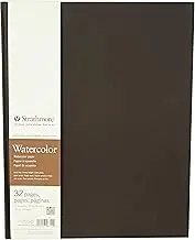 Strathmore 400 Series Hardbound Watercolor Art Journal, 11"x14" 16 Sheets - STR-467-11, White